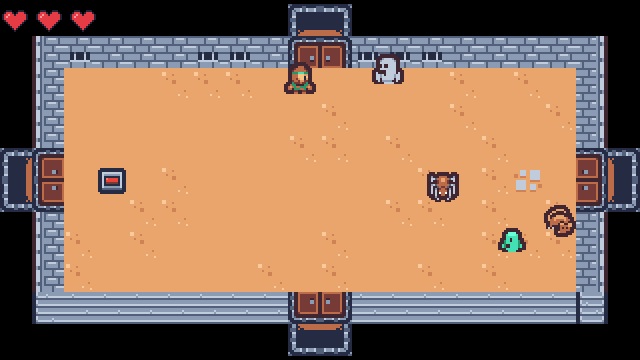 The finished dungeon adventure game