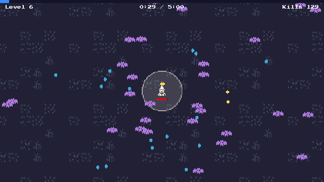 The finished auto-shooting game