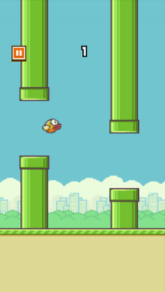 Flappy Bird on a phone